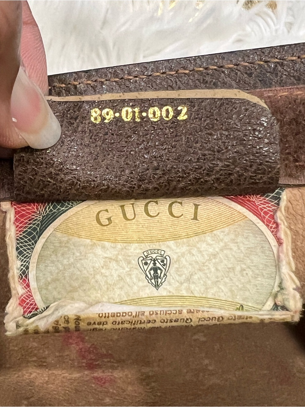 Gucci Sherry Line Beige/Brown Monogram Clutch/Crossbody Bag 11”x8”x3” - Picture 11 of 15
